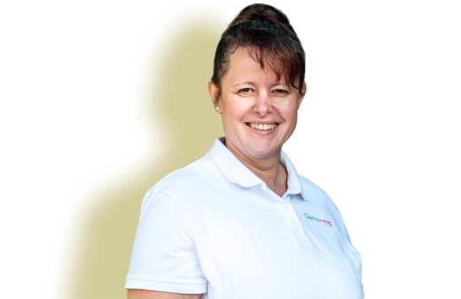 freigestelltes Portrait Foto von Geria med Teamleiterin Andrea Steibl-Wolff