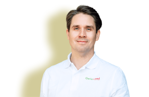 freigestelltes Portrait Foto vom Geria med Inhaber Lukas Kramer