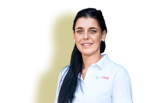 freigestelltes Portrait Foto von Geria med Teamleiterin Nicole Reimann